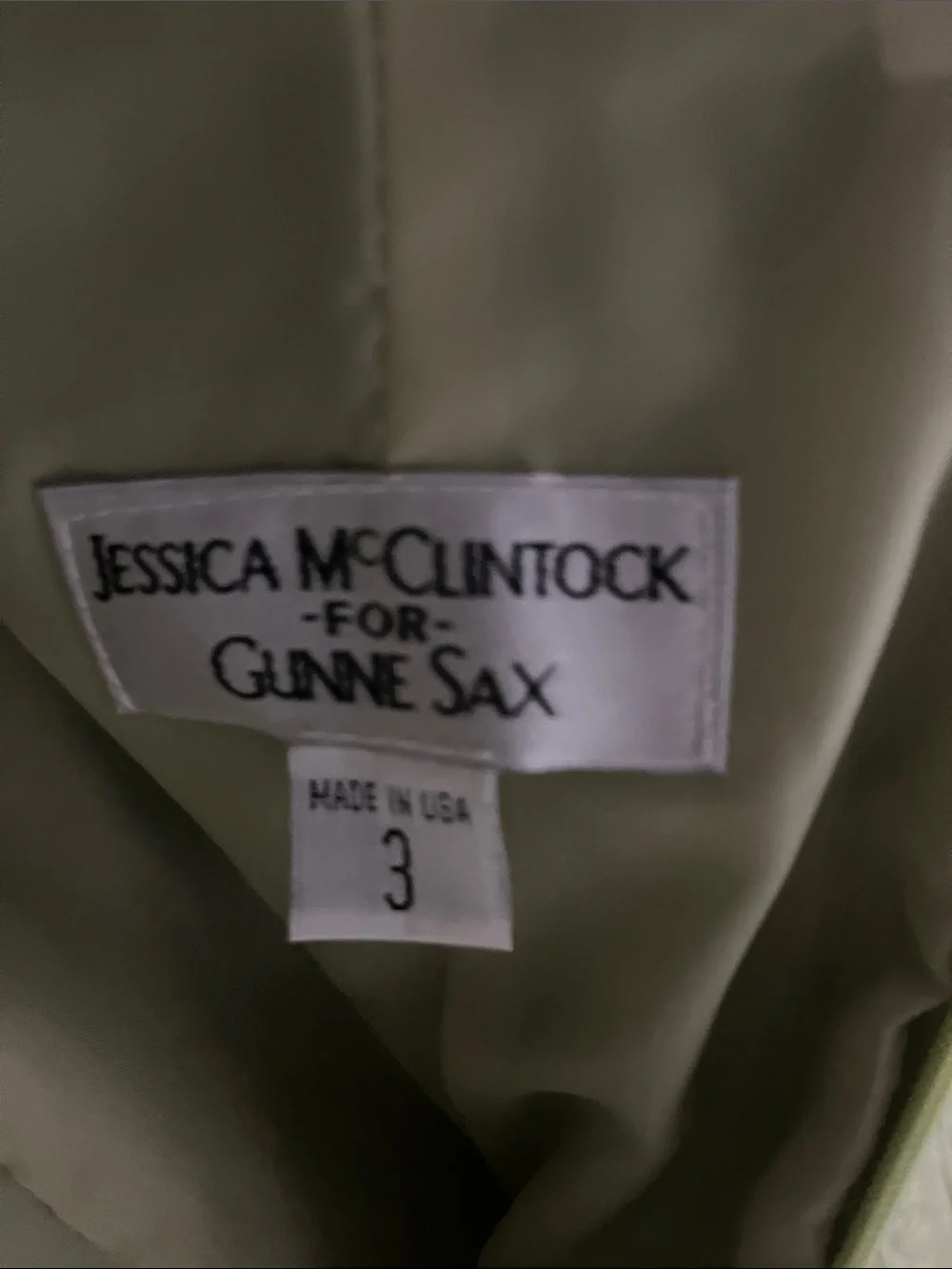 Jessica McClintock For Gunne Sax Mini Cocktail Dress - Picture 2 of 6